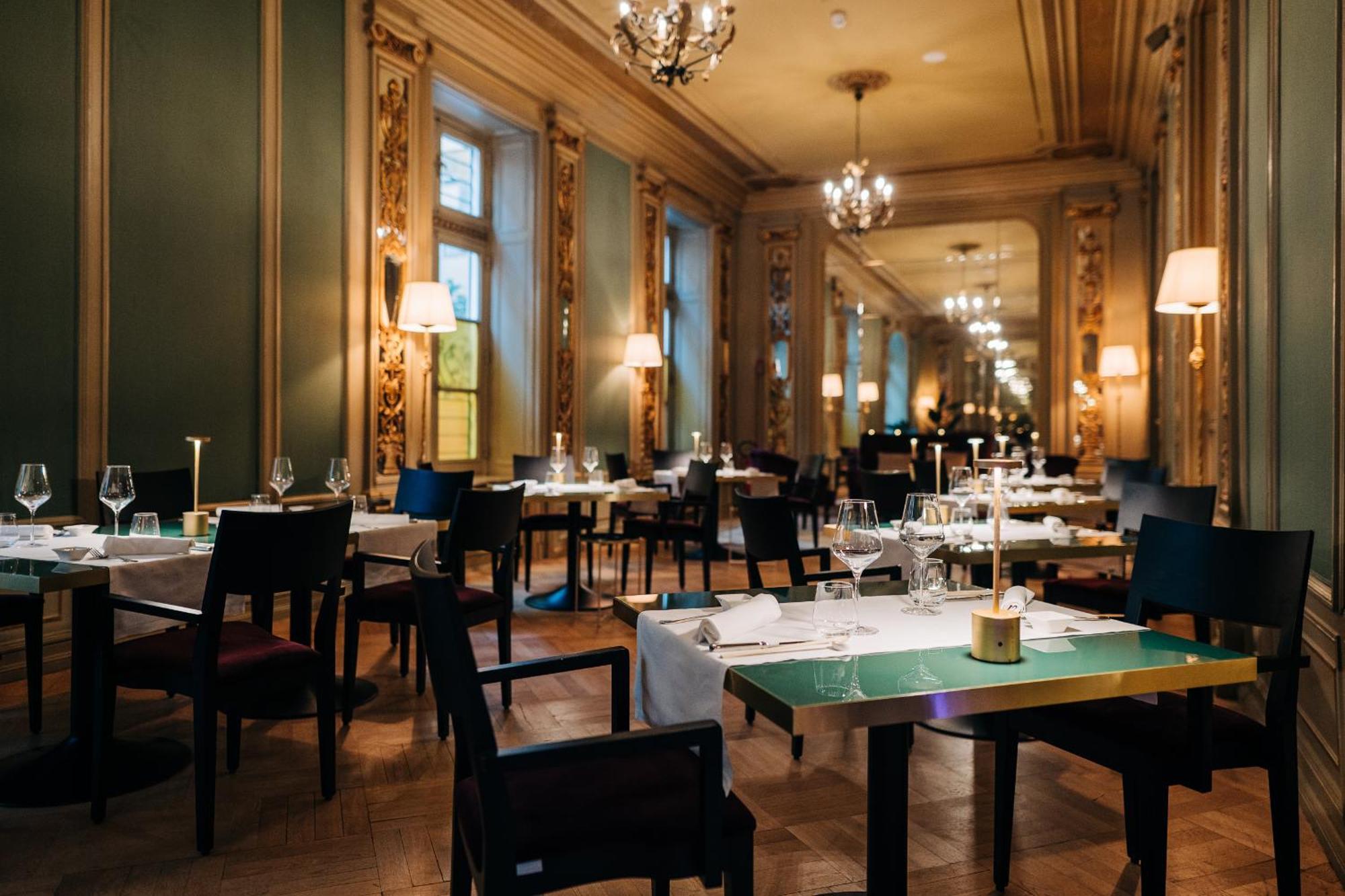 Grand Hotel Et Des Palmes Palermo Luaran gambar Restaurant AOC