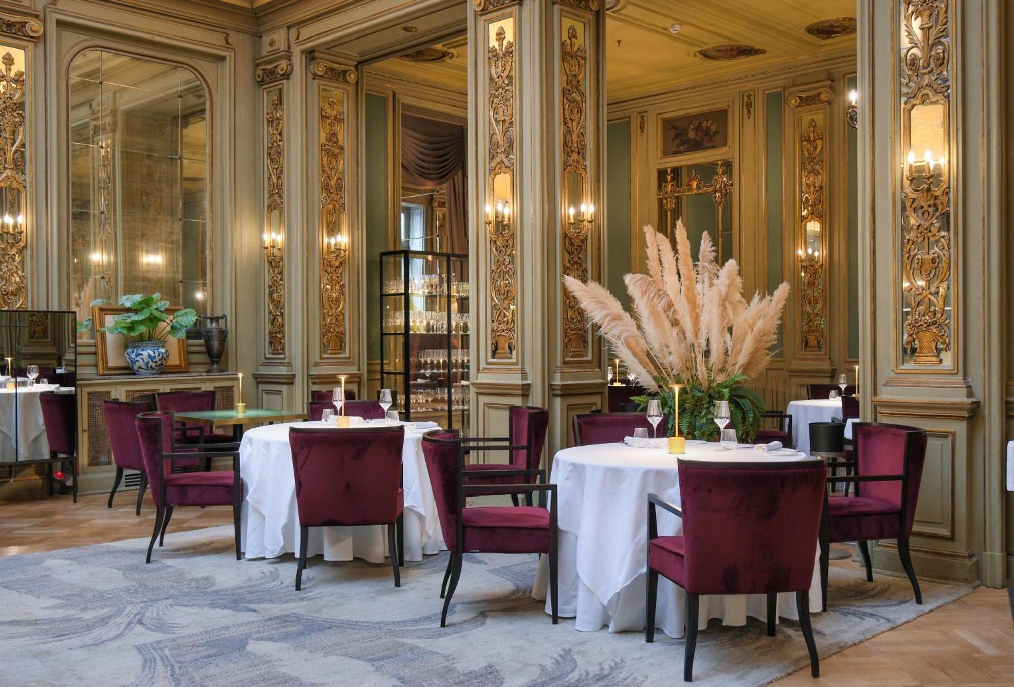 Grand Hotel Et Des Palmes Palermo Luaran gambar Restaurant Le Meurice